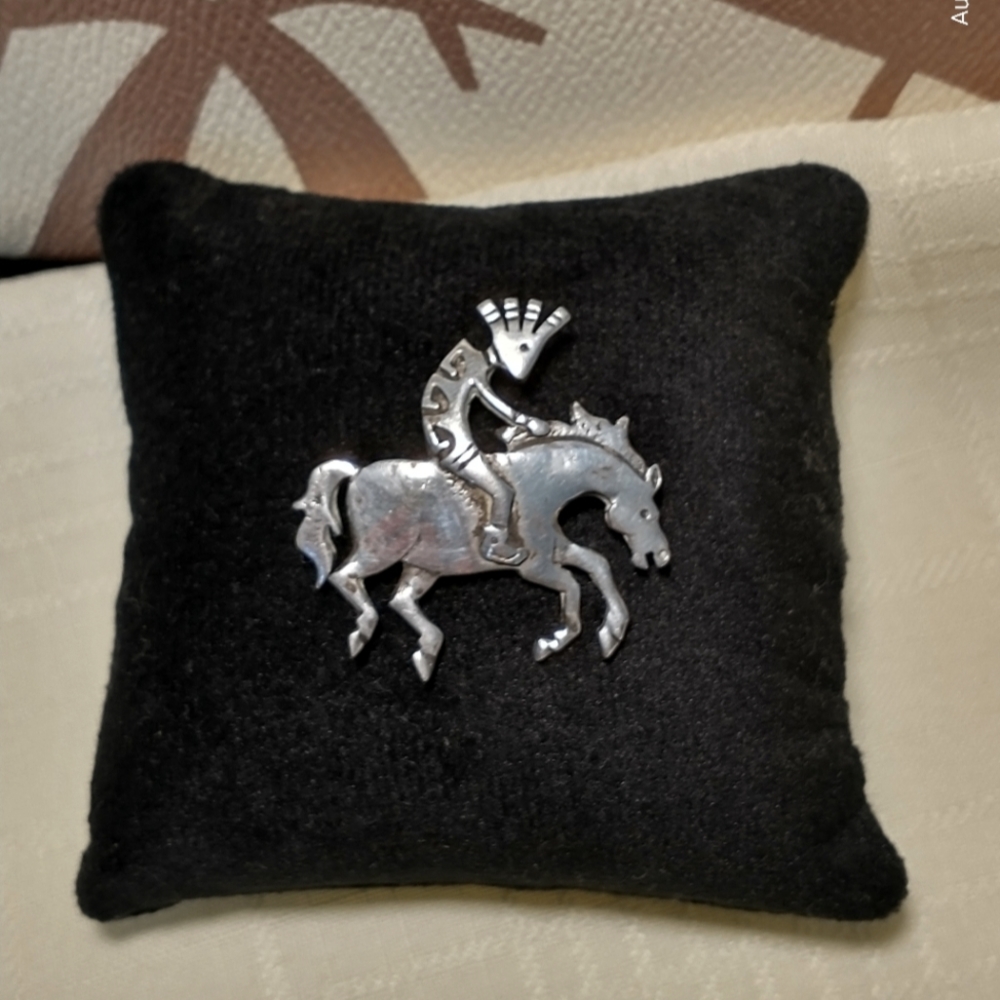Vintage Kokopelli Sterling Pin